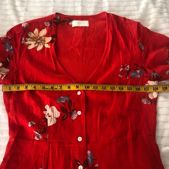 Capulet Red Floral Maxi Dress - Picture 8 of 11